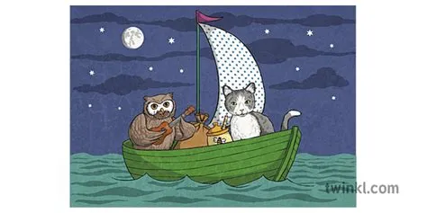 The Owl and the Pussycat! A Curious Tale of Romance and Adventure on a Pea-Green Boat